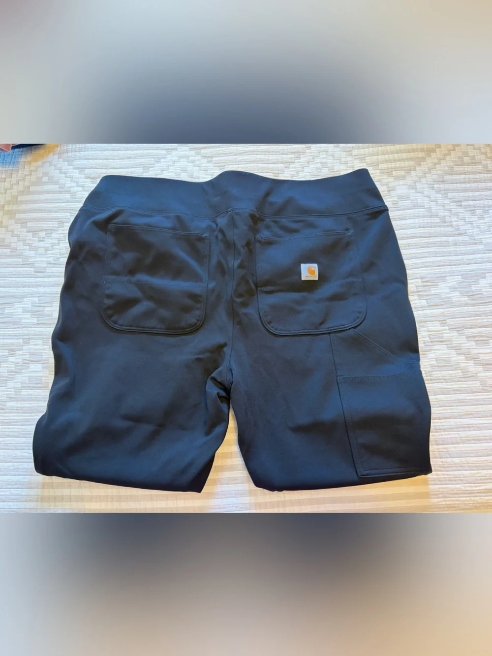 Carhartt Black High-Waist Leggings with Front Pockets